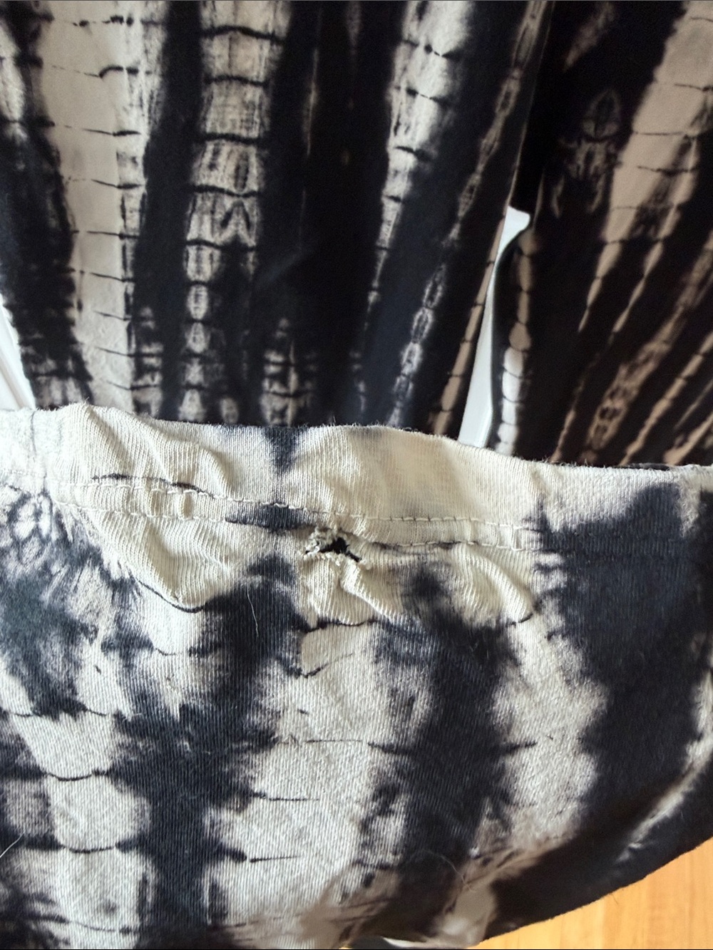 T.Party Tie-Dye Wide Leg Lounge Pants - Black/White - Picture 12 of 13